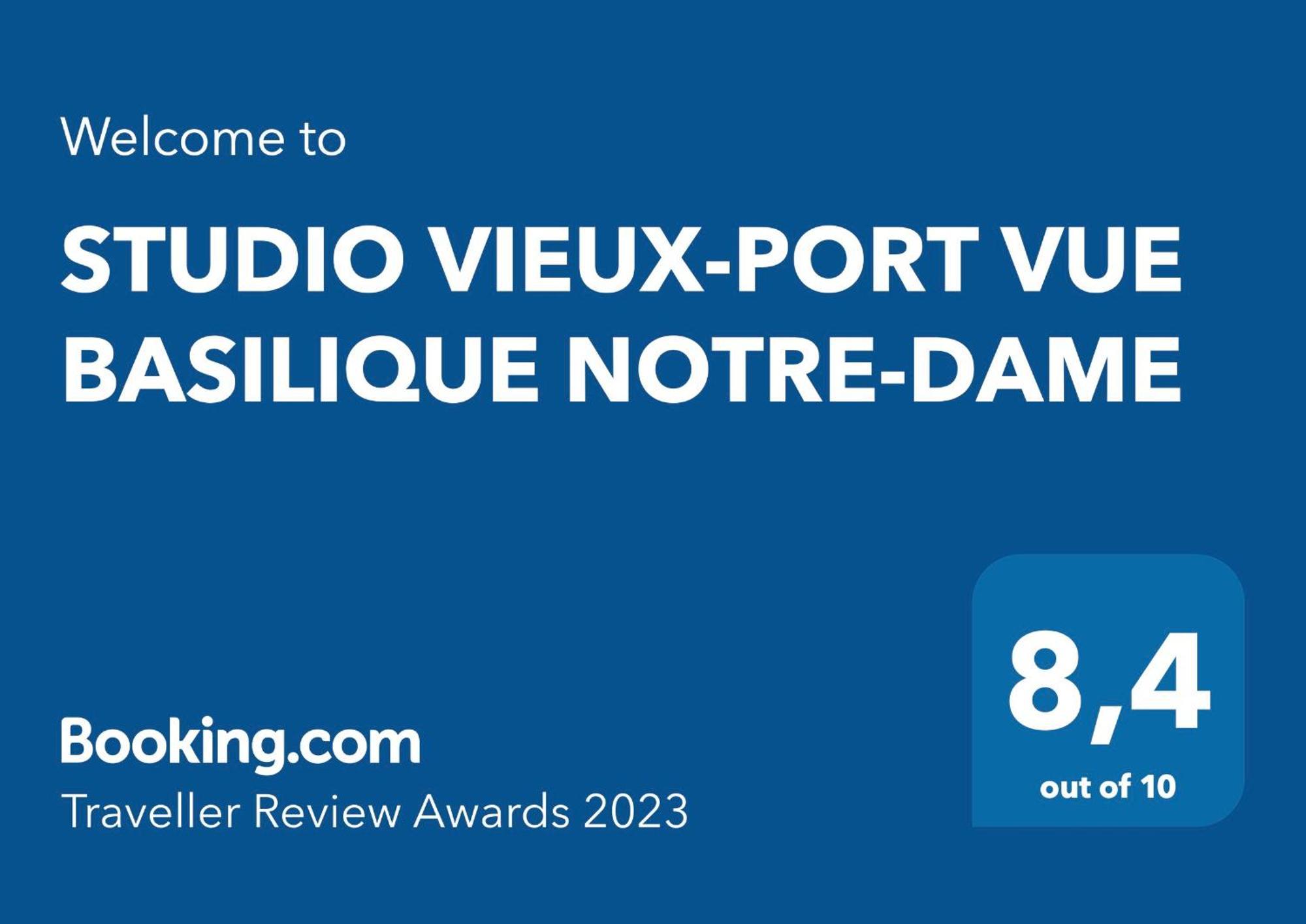 Studio Vieux-Port Vue Basilique Notre-Dame Marsylia Zewnętrze zdjęcie